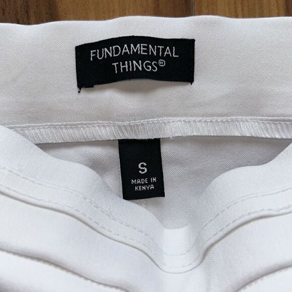 NEW Fundamental Things White Pants - Picture 2 of 4